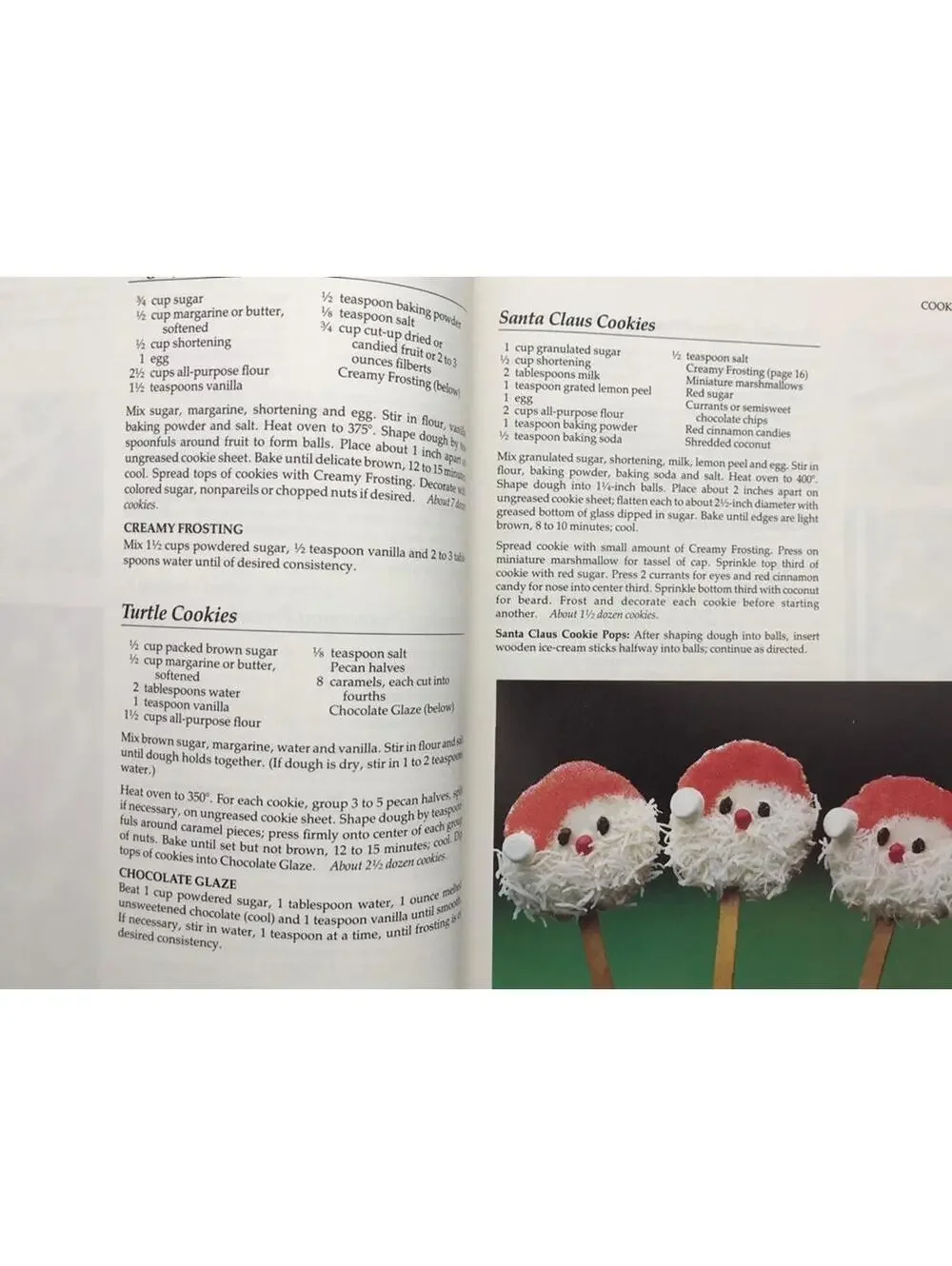 Vintage Betty Crocker's Christmas Cookbook, 1988 Hardcover